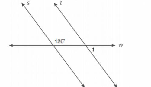 What is the measure, in degrees, of Angle 1