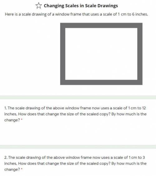 Changing Scales in Scale Drawings- (question in picture attachment)