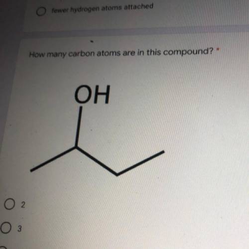 How many carbon atoms are in this compound? *
ОН