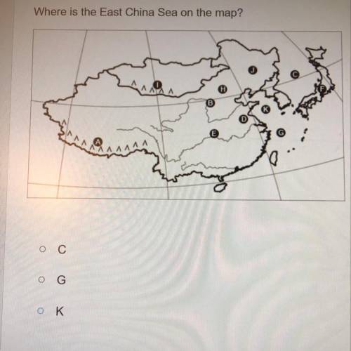 10 points! 
Where is the East China Sea at??