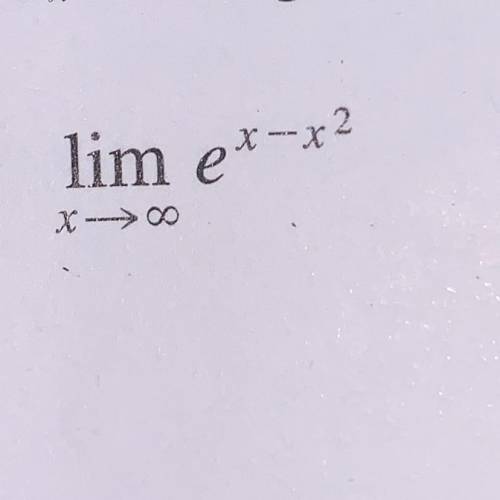 Find the limit
(calculus)
