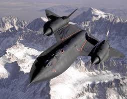 If the Sr-71 Blackbird can fly up to 2,193 mph, and the pilot drop it to half of its speed.

What