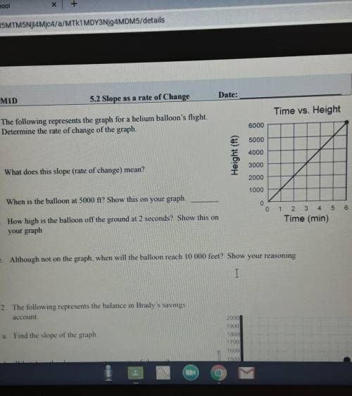 two things could happen...you could answer the questions or help me understand Slope.. Both would b