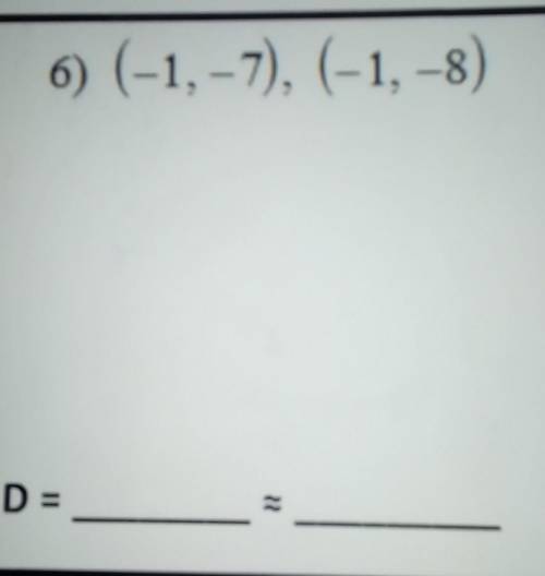 Distance formula help