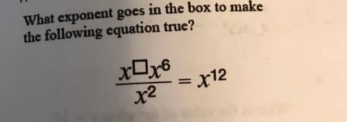 What number would go into the box?