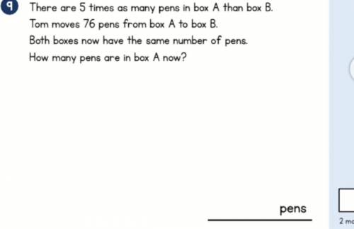 Year 6 maths question