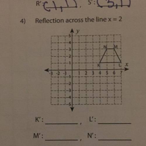What is the reflection of K and L and M and N