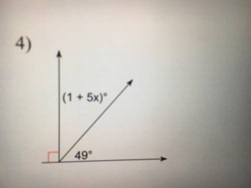 Find the value of x. PLEASE HELP

The answer is 8 - but I need to show my work.
Thanks so much
