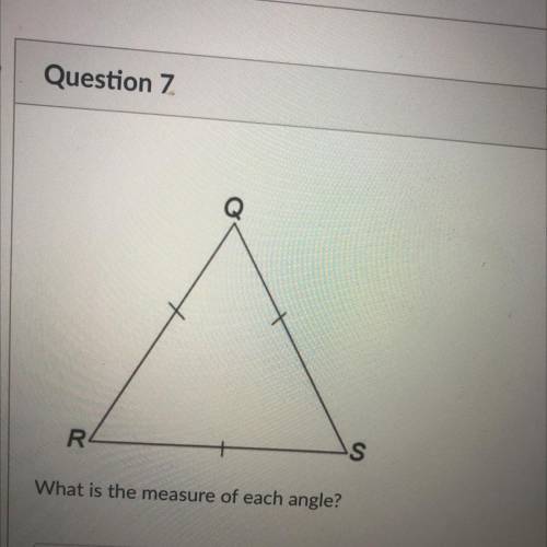 What is the measure of each angle