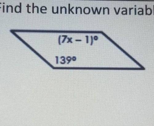 How do u solve it i know its a parallelogram