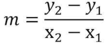 What does “m” stand for in the slope formula?

A. y axis
B. y coordinated
C. slope
D x coordinated