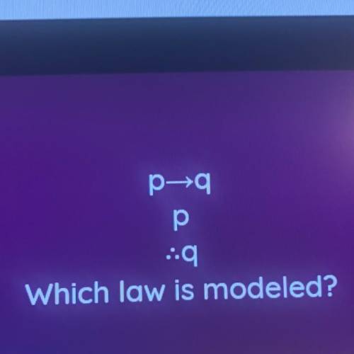What law is being modeled