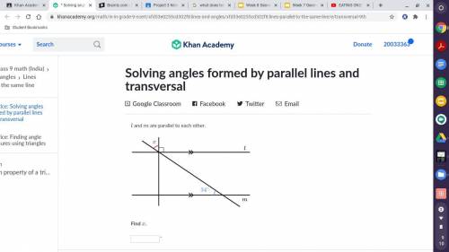 Ll and mmm are parallel to each other. whats the answer to x