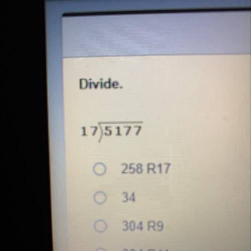 What is the answer 17 divided by 5177 equals