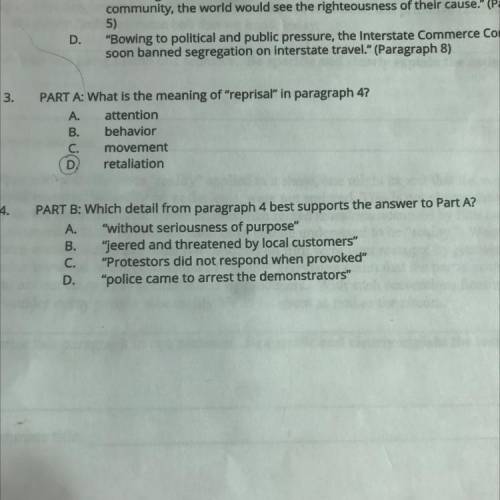 Which detail from paragraph 4 best supports the Answer to Part A