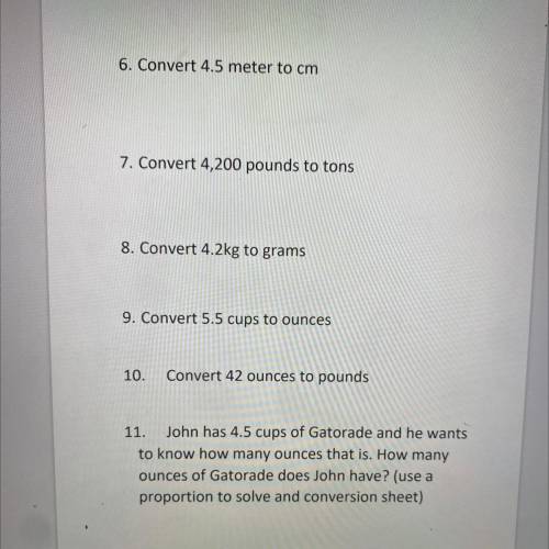 Please help me with 6-11