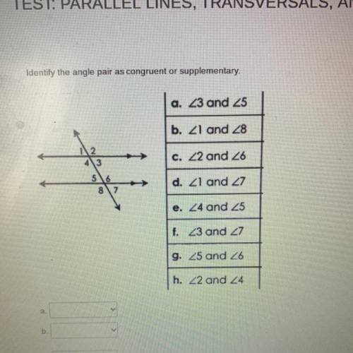 HELP! I need help identifying the angles pairs