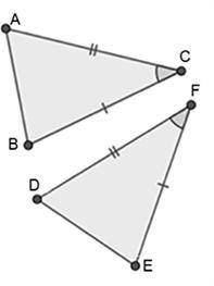 Which of the following pairs of triangles can be proven congruent by SAS?

A. (Image 1)
B. (Image