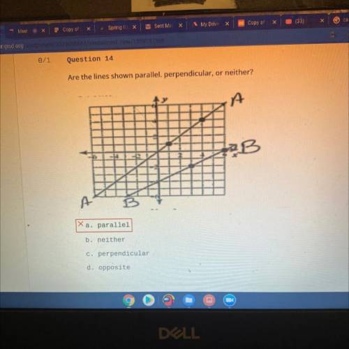 Parallel and perpendicular lines. Help due in 5