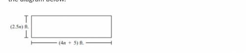 Which of the following expressions represents the perimeter, in feet, of the rectangle?

Question