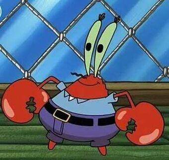 Have you seen this Man he has Stolen my pet ? (HIS NAME IS MR.KRABS