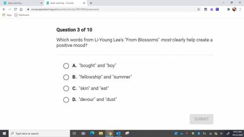 Li-Young Lee's From Blossoms