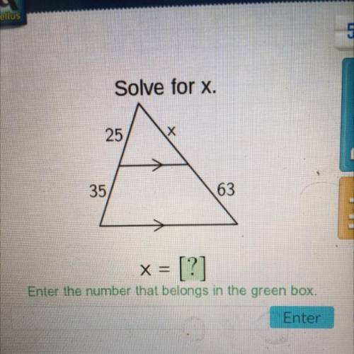 Please help :(
Solve for x.