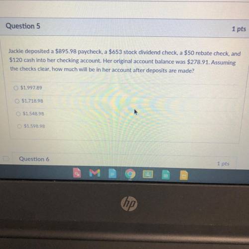 Question 5! Need help