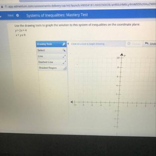 Graph solution to system inequality on coordinate plane