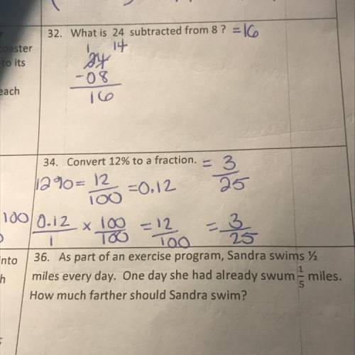 As part of an exercise program, Sandra swims 1/2 ( fraction ) miles every day. One day she had alre