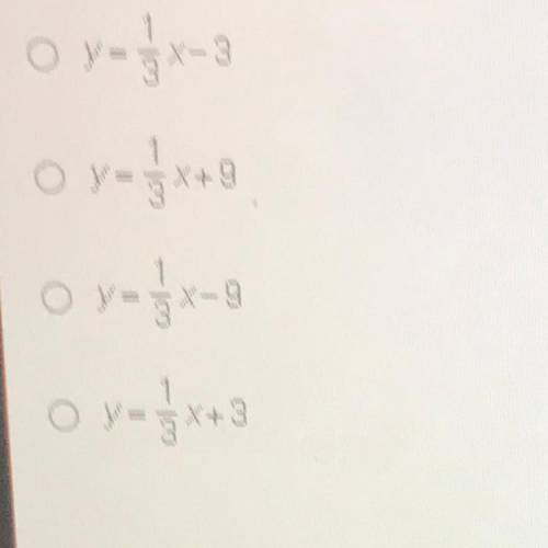 I NEED HELP ASAP

The equation y+6
- 5(x-9) is written in point-slope form. What is the equation w