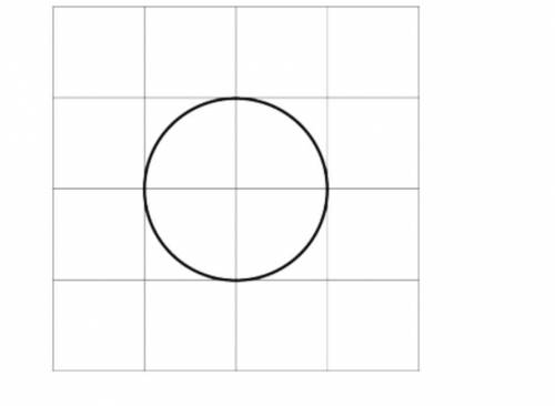 True or false? The circle above is 4 Square units.