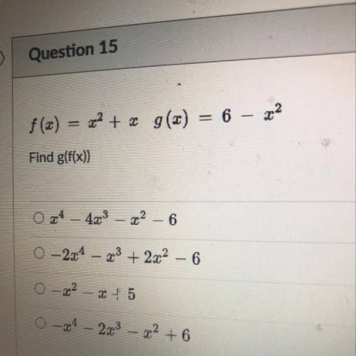 G(f(x)) easy hw question