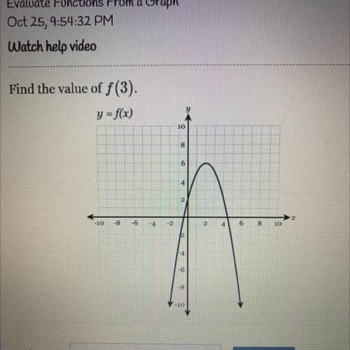 Find the value of f(3)