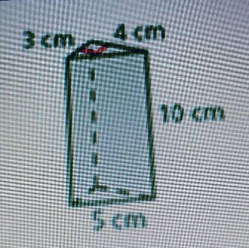 What is the surface area of the prism?