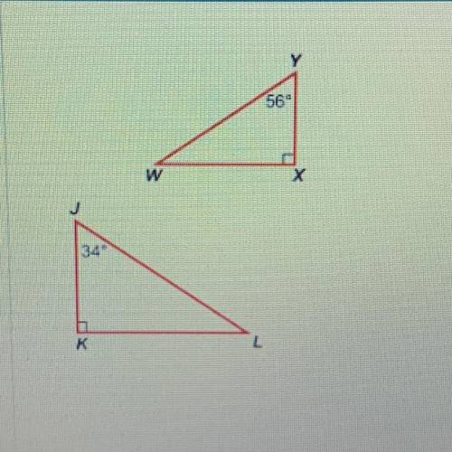Are these two right triangles congruent??