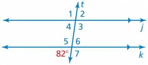 Use the figure to find the measure of angle 2