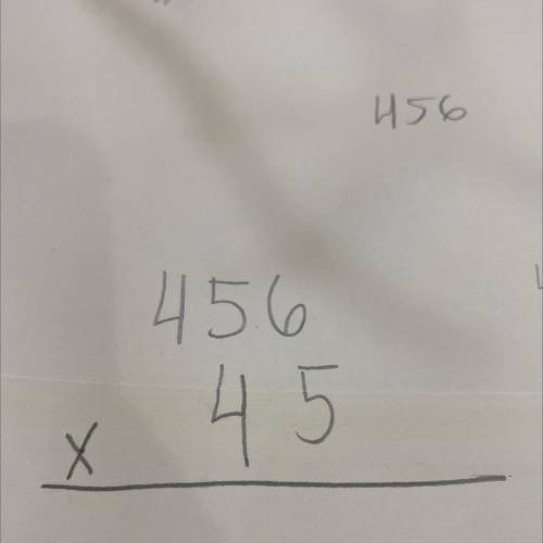 456x5 please help me I don’t know how to work this out but I think you do 5x6 which is 30 than I do