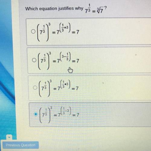 Help please !!!
Which equation justifies why?
