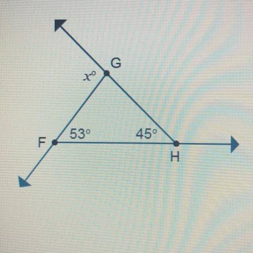 Please answer ASAP!! what is the value of x?