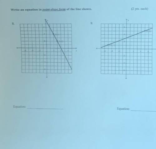 Someone help me w 8 and 9 please please