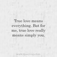 if you cant find your true love just keep trying but at the end of the day u notice your true love