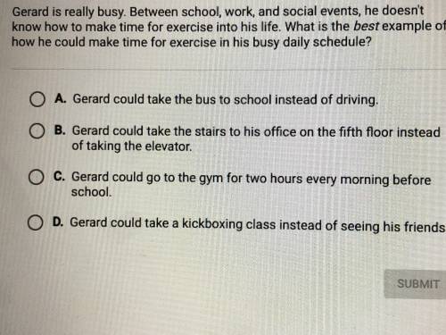 Gerard is really busy. Between school, work, and social events, he doesn’t know how to make time fo