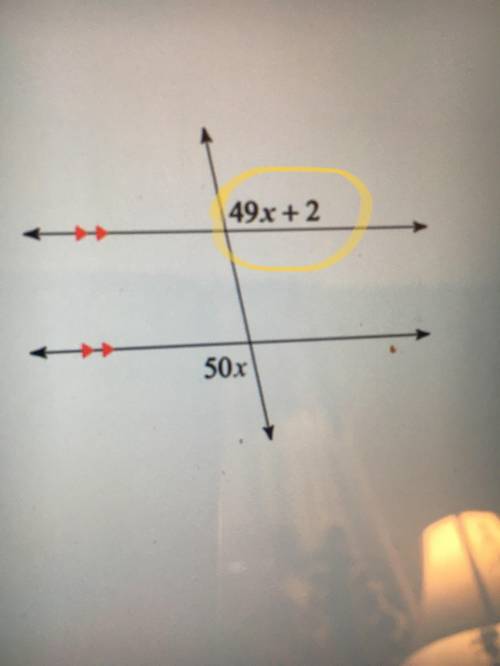 Please help!!!- Find the measure of the angle in bold.
Need help to figure out to solve this.