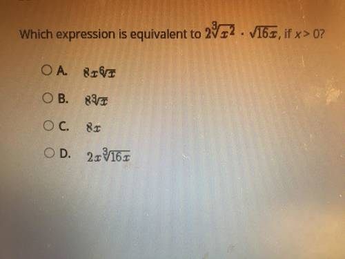IF YOU ANSWER THIS I WILL LOVE YOU FOREVER! Which expression is equivalent to this equation?
