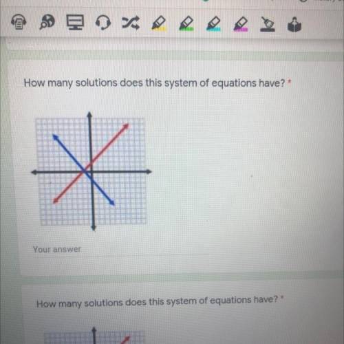 How many solutions does this system of equations have?