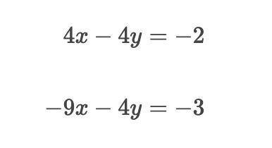 What is the result of adding these two equations?