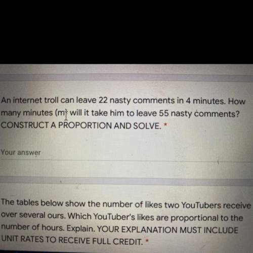 An internet troll can leave 22 nasty comments in 4 minutes