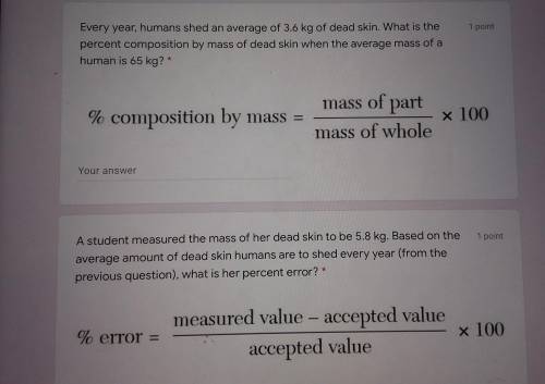 What is the answer for those 2 questions? Help me please