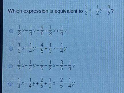 Please answer quick I'm doing a test and I'm not goo with fractions!!
